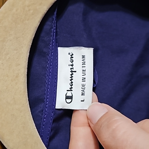 Minnesota Mavericks mens sz large  windbreaker pullover hooded jacket!! Mint! - Picture 4 of 5